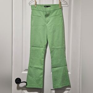Zara jeans- green- size XS